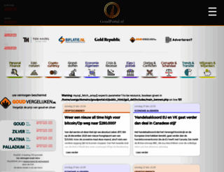 goudportal.nl screenshot