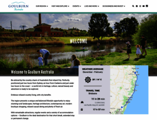 goulburnaustralia.com.au screenshot