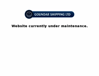 goundarshipping.com screenshot