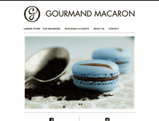 gourmand-macaron.ca screenshot