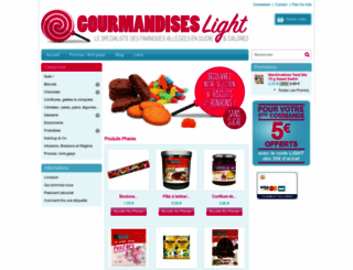 gourmandises-light.com screenshot