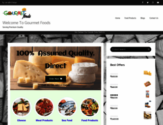 gourmet-foods.in screenshot