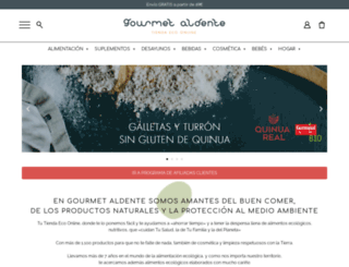 gourmetaldente.com screenshot