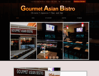 gourmetasianbistro.com screenshot