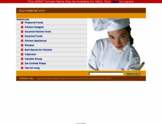 gourmetchef.com screenshot