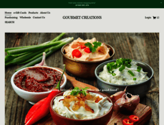 gourmetcreations.net screenshot
