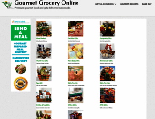 gourmetgroceryonline.com screenshot