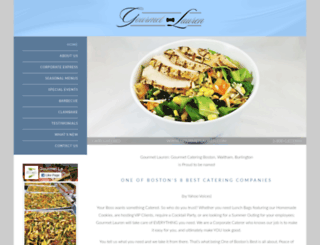 gourmetlauren.com screenshot
