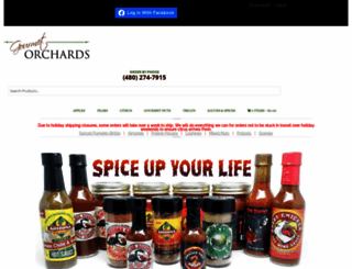 gourmetorchards.com screenshot