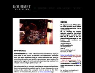 gourmetpa.com screenshot