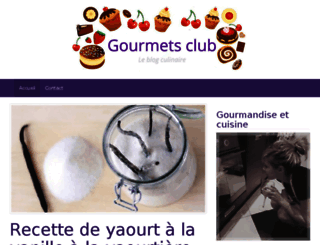 gourmetsclub.fr screenshot