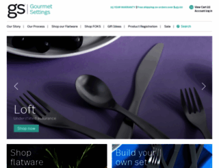 gourmetsettings.com screenshot