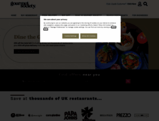 gourmetsociety.co.uk screenshot