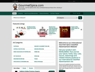gourmetspice.com screenshot