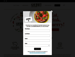 gourmettravellergiftcard.com.au screenshot