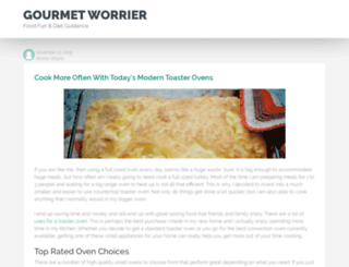 gourmetworrier.com screenshot