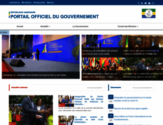 gouvernement.ga screenshot