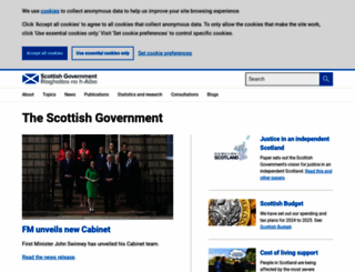gov.scot screenshot
