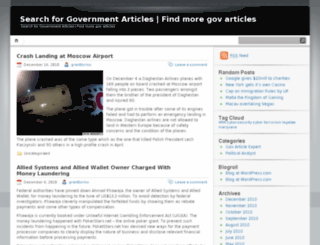govarticlesearch.wordpress.com screenshot