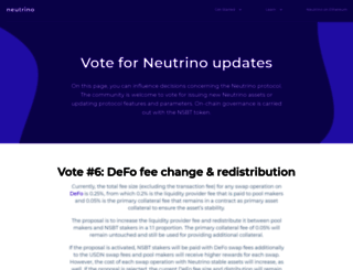 governance.neutrino.at screenshot