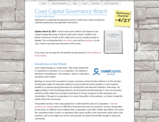 governancewatch.ca screenshot