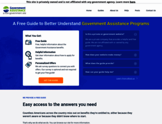 government-assistance.org screenshot