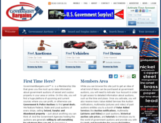 governmentbargains.com screenshot