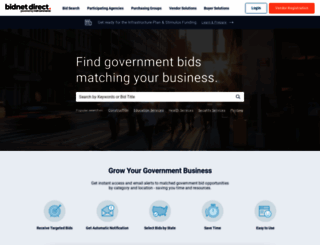 governmentbids.com screenshot