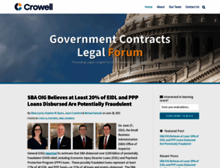 governmentcontractslegalforum.com screenshot