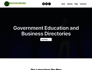 governmenteducationandbusinessdirectories.com screenshot