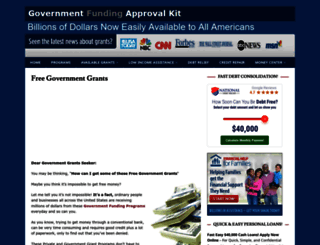 governmentfundingapprovalkit.com screenshot