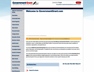 governmentgrant.com screenshot