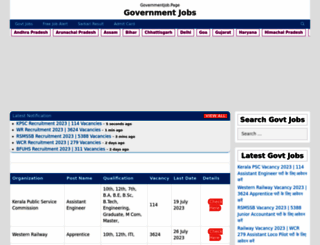 governmentjob.page screenshot