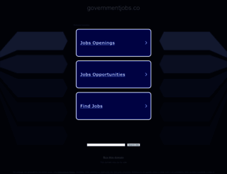 governmentjobs.co screenshot