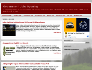 governmentjobsopening.com screenshot