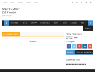 governmentjobswala.com screenshot
