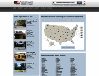 governmentrepohomes.com screenshot