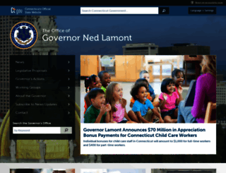 governor.ct.gov screenshot