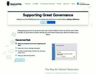 governorhub.com screenshot