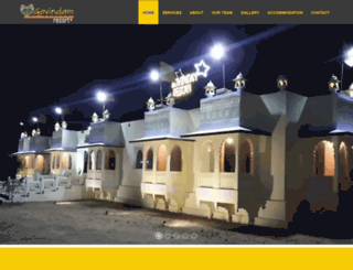 govindamresort.in screenshot