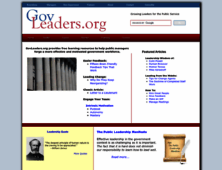 govleaders.org screenshot