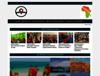 govolunteerafrica.org screenshot