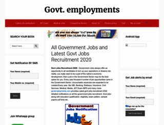 govtemployments.com screenshot