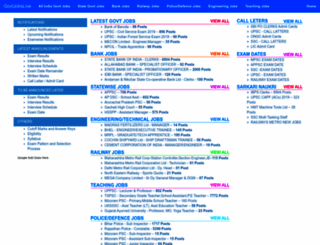 govtjobslive.in screenshot