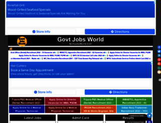 govtjobsworld.com screenshot