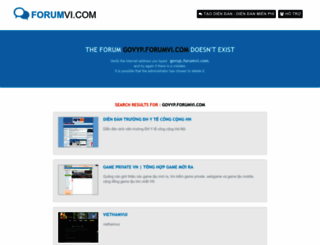 govyp.forumvi.com screenshot