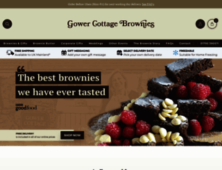 gowercottagebrownies.co.uk screenshot