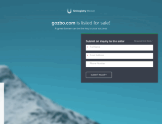 gozbo.com screenshot