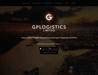 gp-logistics.co.uk screenshot