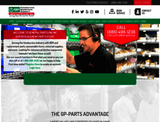 gp-partsdirect.com screenshot